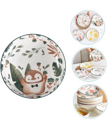 Alipis Classical Anti-hot Tableware Restaurant Adorable Snack for Noodle Food Japanese Serving Animal 23X23X7.3CM Assorted Color - Buy Online on GoSupps.com