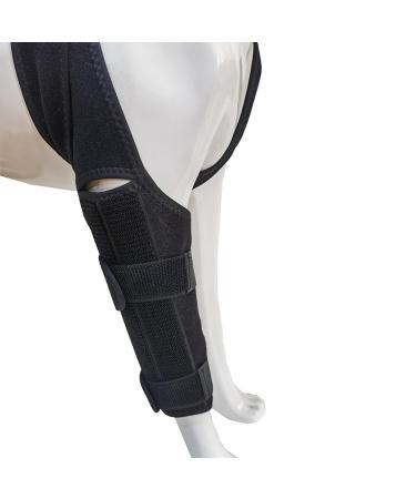 Dog Leg Protector Reduce Pain Inflammation Pet Knee Brace Breathable Pet Supplies Black L - Buy Online on GoSupps.com