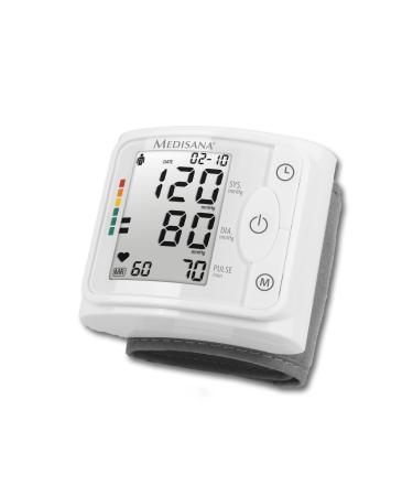 Medisana BW 320 Blood pressure monitor for the wrist precise blood pressure and pulse measurement memory function large display for easy reading traffic light scale arrhythmia detection & warning