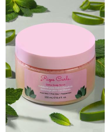 Rizos Curls Detox Scalp Scrub - 8.4fl oz | Gentle Exfoliation for Healthy Hair - Buy Online on GoSupps.com