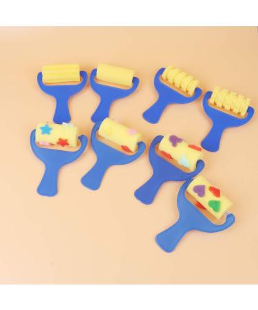 STOBOK Drawing Sponge Roller Brush Set for Kids - 8 Piece Graffiti DIY Tool Kit - Buy Online on GoSupps.com