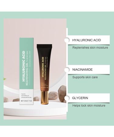 rabuu Overnight Hydrating Facial Gel For Sensitive Skin - Soothing Lightweight Moisturizer Calms Sun-Stressed Skin Prepares Radiant Glow - Buy Online on GoSupps.com