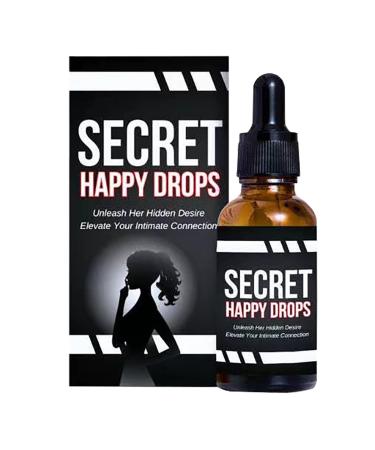 Secret Happy Drops PleasurePeak Oral Drops Happy Drops for women who increase sensitivity and pleasure relaxation and improve 100 ml belt buckles (black one size) black 1 piece (1 Pack)