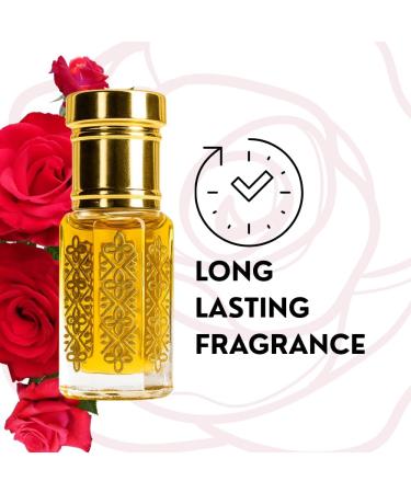P.remium Rose Attar - Pure Natural Rose Essential Oil (6ml) | Concentrated Floral Fragrance for Perfume Aromatherapy & Beauty Long Lasting for Women Travel Size pure Fragrance Attar - Buy Online on GoSupps.com