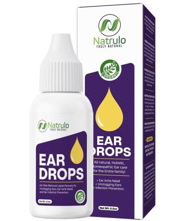 Natural Ear Drops for Ear Infection Homeopathic Eardrops for Adults Kids Baby & Pets Relieves Ear Aches Swimmer's Ear & Loosens Wax Kids Safe Ear Health Made in USA