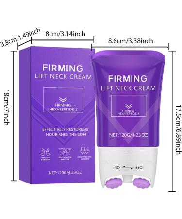 YOENBG Firming cream for the neck firms and lifts sagging skin with double roller massage antiaging moisture and lifting cream for neck and d collet repairs the skin 2 - Buy Online on GoSupps.com