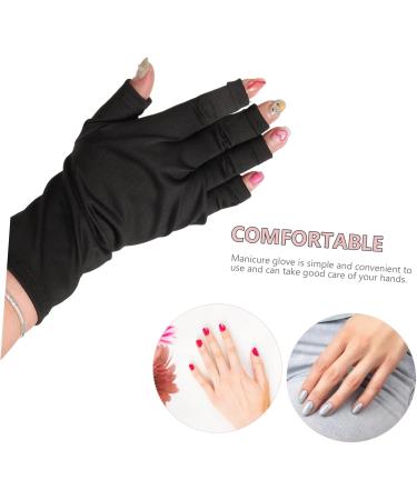 minkissy 10 Pairs Nail Gloves Uv Gloves Pink Gloves Hand Gloves for Protection Manicure Gloves Protective Gloves Gloves Accessories Polyester Miss - Buy Online on GoSupps.com