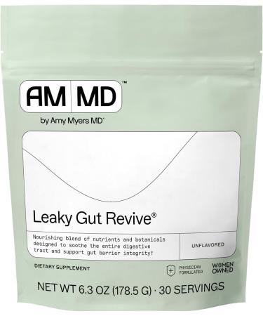 Dr. Amy Myers Leaky Gut Revive Powder for Leaky Gut Repair – L Glutamine Powder to Reduce Symptoms Like Constipation, IBS, Diarrhea, Bloating – Plant Based Supplement to Maintain A Healthy Gut Lining - Buy Online on GoSupps.com