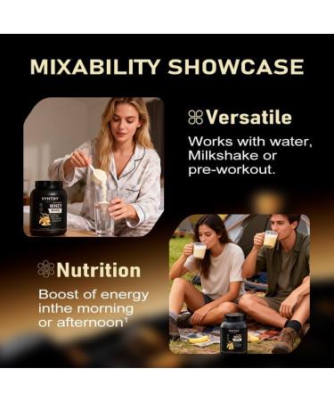 VYHTHY Banana Flavored Whey Protein Powder 24g Protein per Serving Fast-Absorbing Concentrated whey Protein Low Sugar Gluten-Free Natural Flavor 2 lbs/32 oz. - Buy Online on GoSupps.com