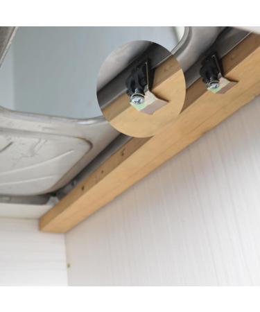 Set of 10 Sink Mounting Hardware Convenient Sink Mounting Solution Sink Mounting Set for Kitchen & Bathroom Installation Undermount Sink Mounting Bracket - Buy Online on GoSupps.com