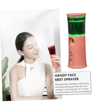 BELLIFFY 1 Set Hydrating Instrument Hydrating Mister Face Steamer Portable Humidifiers Handy Sprayer Abs Pink 12X4.5X4.3cm - Buy Online on GoSupps.com