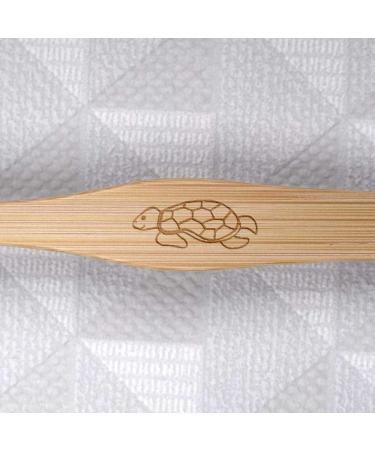 Eco-Friendly Azeeda 'Happy Turtle' Bamboo Toothbrush - Sustainable Dental Care | International Shipping - Buy Online on GoSupps.com