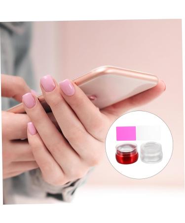 Housoutil 2 Sets Nail Art Silicone Stamp Nail Art Tools Nail Tools Nail Polish Transfer Stamper Nail Art Board Nail Beauty Supplies Silicone Stamping Tool Abs Manicure Beauty Products - Buy Online on GoSupps.com