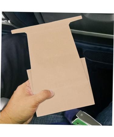 15pcs Kraft Paper Vomit Bags | Light Brown Mini Trash Bags for Travel - Buy Online on GoSupps.com