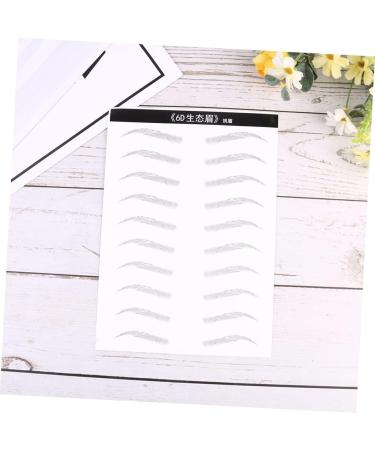 Beavorty 2 Pairs Eyebrow Stickers for Makeup Brow Tatoo 6d Brow Artificial Eyebrow Patch Makeup Tools - Buy Online on GoSupps.com