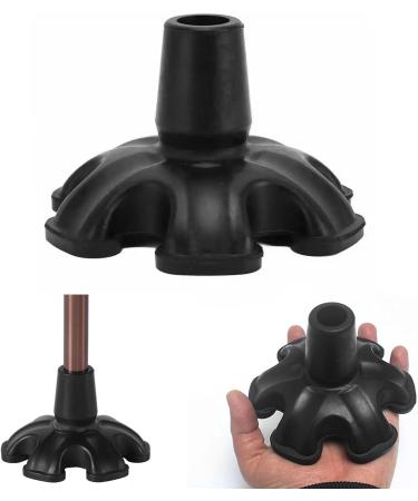 Walking Stick Rubber Tips Cane Tips Walking Stick Rubber Ends Rubber Ferrule for Walking Sticks Stable 6 Point Non-Slip Cane Tip Heavy Duty Crutch Pads (1) - Buy Online on GoSupps.com