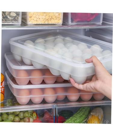 KOMBIUDA 34 Eggs Large Capacity Egg Holder Egg Crisper Grids Egg Holder Egg Container Egg Plate High Capacity - Buy Online on GoSupps.com