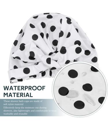 3-Piece Waterproof Shower Caps - Adjustable & Reusable for Long, Short, and Curly Hair | Women & Girls | 9.84 x 6.7 Inch - Buy Online on GoSupps.com