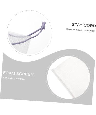 Baluue 40pcs Soap Bag Soap Net Foaming Net Bar Soap Face Soap Mesh Cosmetic Bag Soap Bar Foamer Bag Nylon 12x9.5cm Random Color - Buy Online on GoSupps.com