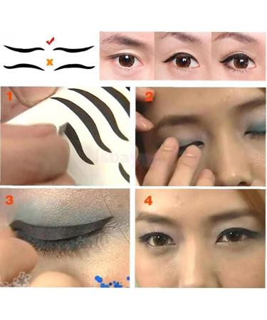 Piniccore 160PCS Black Eyelid Tools - Sexy Katze Art Eyes Sticker Eyeliner Bands | International Shipping - Buy Online on GoSupps.com