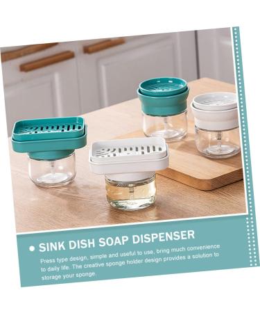 Ciieeo 2pcs Squeeze Bottle Dishwashing Tool Soap Container Household Sink Soap Dispenser Sponge Soap Kitchen Sink Sponge Holder Dishwasher Soap Pod Liquid Soap Necessity Plastic Dish Soap - Buy Online on GoSupps.com
