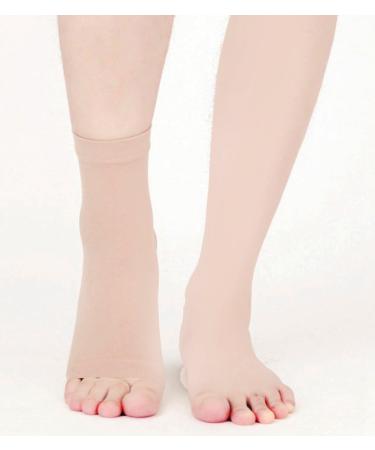 Aivtalk Women's Elastic Compression Socks for Ankle Support | Pain Relief & Improved Blood Circulation | Skin Color - International Shipping Available - Buy Online on GoSupps.com