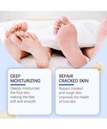 Set of 3 nourishing and repairing foot creams for cracked feet nourishing repairing anti-crack balm moisturizes and soothes cracks and dryness - Buy Online on GoSupps.com