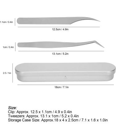 Eyelash Extension Tweezers - Stainless Steel Grafting Tool for Perfect False Lash Application - Buy Online on GoSupps.com
