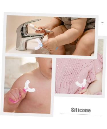 Fomiyes 2-Pack U-Shaped Child Toothbrush - Soft Bristle Mouth Cleaning Tool for Babies - Buy Online on GoSupps.com