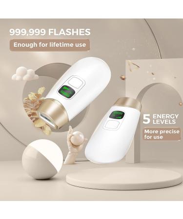 LVARA FDA Cleared IPL Hair Removal Device - Painless At-Home Laser Hair Remover for Women & Men - 999,999 Flashes for Facial, Bikini, Legs, & Armpits - Buy Online on GoSupps.com