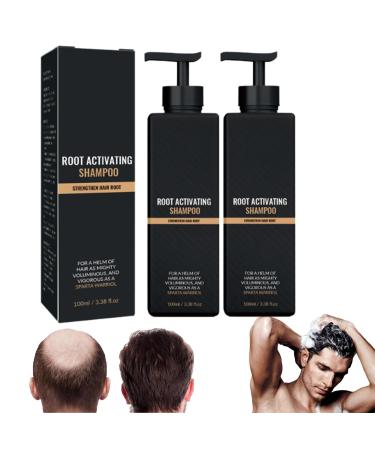 Root Activator Shampoo, Hair Shampoo That Nourishes Your Scalp and Hair, for Thinning Hair and Hair Loss. (2pcs)