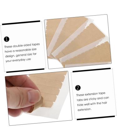 FRCOLOR 6 Sheets Double-sided Tape Wig Toupee Hair Bands Hair Ribbon Tape Hair Extensions Tape for Hair Extensions Hair Extension Tape Double Sided Double Sided Tape Bangs Adhesive - Buy Online on GoSupps.com