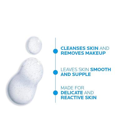 La Roche-Posay Micellar Face Cleanser Micellar Gel for Sensitive Skin Prone to Redness with Glycerin & Caffeine Cleanser and Makeup Remover Fragrance Free 195 mL - Buy Online on GoSupps.com