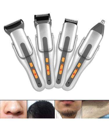 Premium Cordless Hair Clipper & Beard Trimmer Kit for Men - Waterproof USB Rechargeable - 4 in 1 Grooming Solution - Buy Online on GoSupps.com