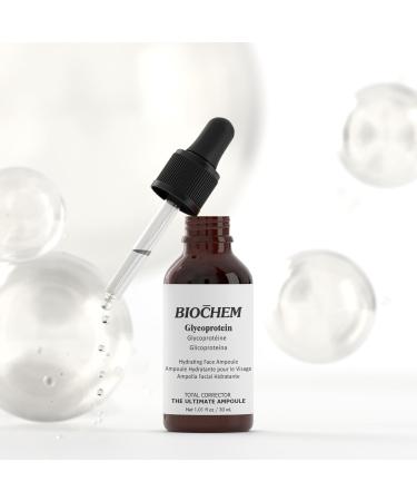 Buy BIOCHEM Glycoprotein Facial Hydrating Ampoule - Deep Moisturizing & Skin Repair for All Skin Types | 1.01 fl oz (30 mL) - International Shipping Available - Buy Online on GoSupps.com