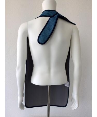 PFLEGE POINT Waterproof Light Blue Dining Apron for Adults | Clothing Protector with Snap Fastener - Shop Now! - Buy Online on GoSupps.com