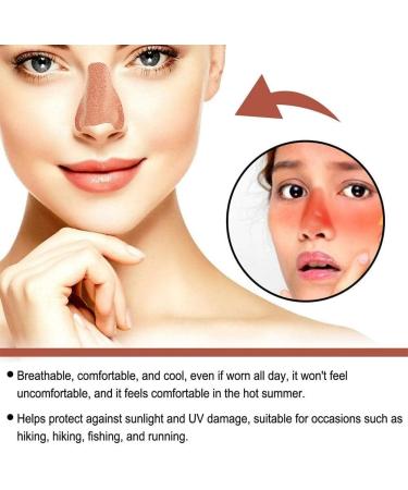 YXRRRving 24-Piece Sun Protection Nose Plaster - Breathable UV Care Mask for Outdoor Activities - Buy Online on GoSupps.com