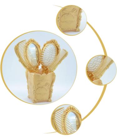 FRCOLOR 2 Sets Comb Set Compact Mirror for Purse Travel Purse Home Tools Travel Wallets Makeup Comb Tool Portable Makeup Mirror Antique Vanity Mirror Hair Stuff Make up Asia Miss Plastic - Buy Online on GoSupps.com