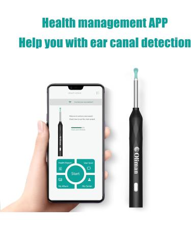 Oliman Ear Wax Removal Tool with Camera for iPhone/Android - Ear Cleaner Kit with Light (White) - Buy Online on GoSupps.com