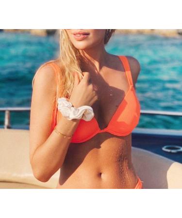 RTTYOA Oversized 7.8inch Soft Silk Organza Scrunchie - Leopard Cheetah Hair Bands - Buy Online on GoSupps.com