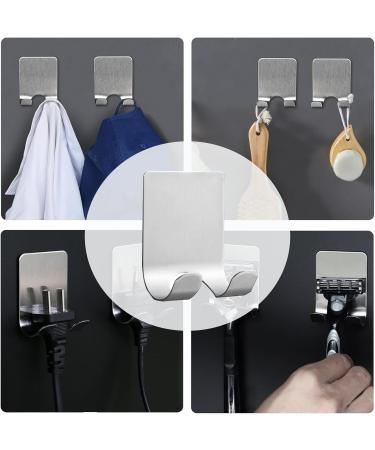 Buy Koboko Waterproof 304 Stainless Steel Razor Holder Hook | No Drilling Self-Adhesive Multi-Functional for Bathroom Shower Kitchen & Toilet - Silver - Buy Online on GoSupps.com