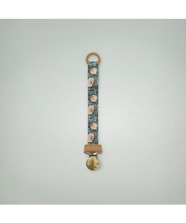 Elodie Details Pacifier & Clip Set - Fabric & Stainless Steel for Boys & Girls | Universal Silicone Ring | Compatible with All Pacifiers - Buy Online on GoSupps.com