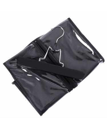 Hair Extensions Storage Bag with Hanger | Wig Holder and Organizer (Black) - Buy Online on GoSupps.com