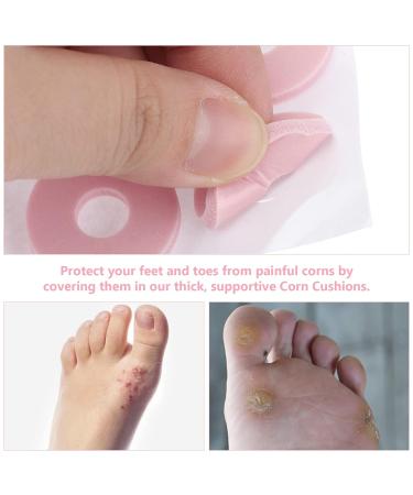 108 Pcs Self Adhesive Corn Pads - Soft Felt Callus Cushions for Toe and Foot Care - Buy Online on GoSupps.com