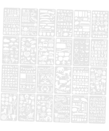 Lurrose Hollow Painting Template 48 Pcs Painting Template Kids Drawing Templates Hollow Lace Ruler Child Drawing Template - Buy Online on GoSupps.com
