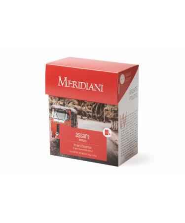 MERIDIANI Meridiani Assam Indian Black Tea | Assam Indian Black Tea | Assam Enveloping & Malty Tea Bags - 15 Tea Bags (30 g) | Assam Black Tea