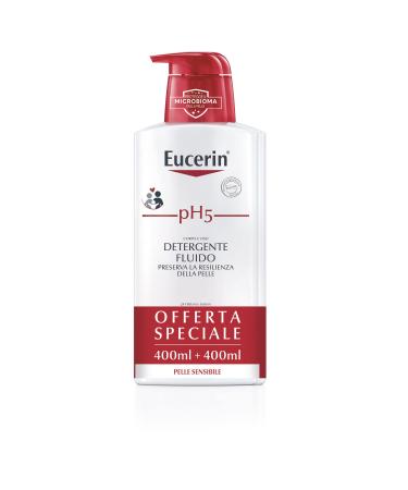 Beiersdorf Eucerin Ph5 Fluid Detergent 2 x 400ml