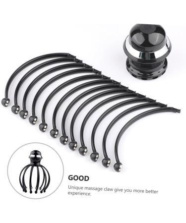 Fomiyes Scalp Massager | Relaxing Head Massager & Hair Brush for Women | Black Scalp Brush 17.6x13.7 - Buy Online on GoSupps.com