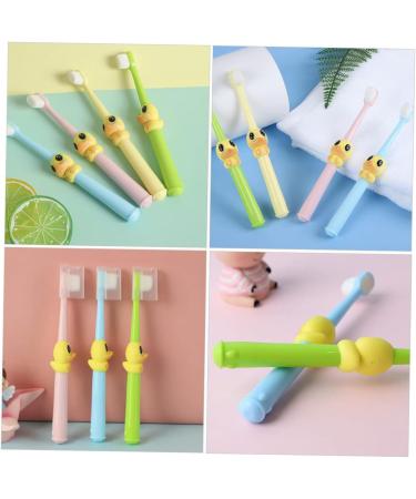 Beaupretty 4-Piece Cartoon Baby Toothbrush Set | Soft Bristles for Kids & Toddlers | Manual Travel Toothbrush for Sensitive Teeth - Buy Online on GoSupps.com