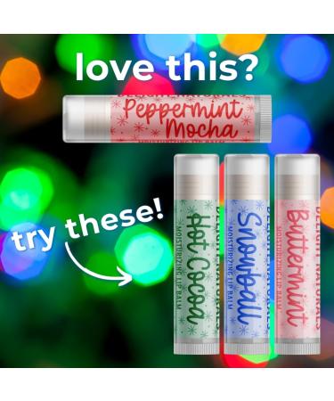 Delight Naturals Peppermint Mocha Lip Balm - Set of Three - Buy Online on GoSupps.com